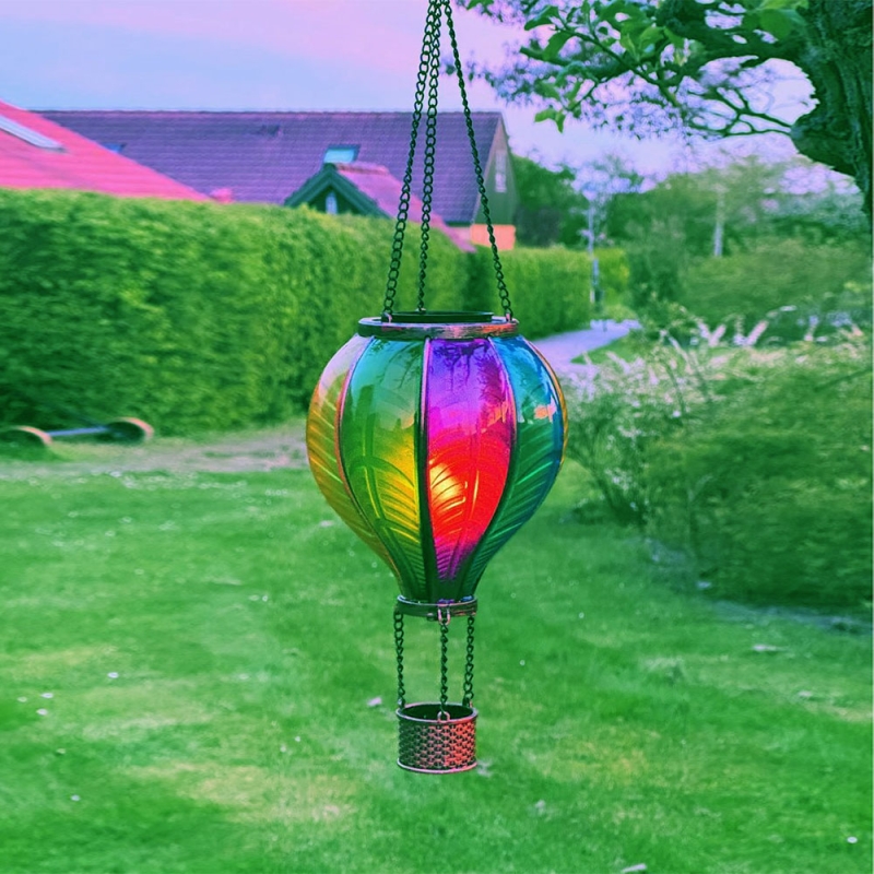 Solar LED Hot Air Balloon Outdoor Lantern