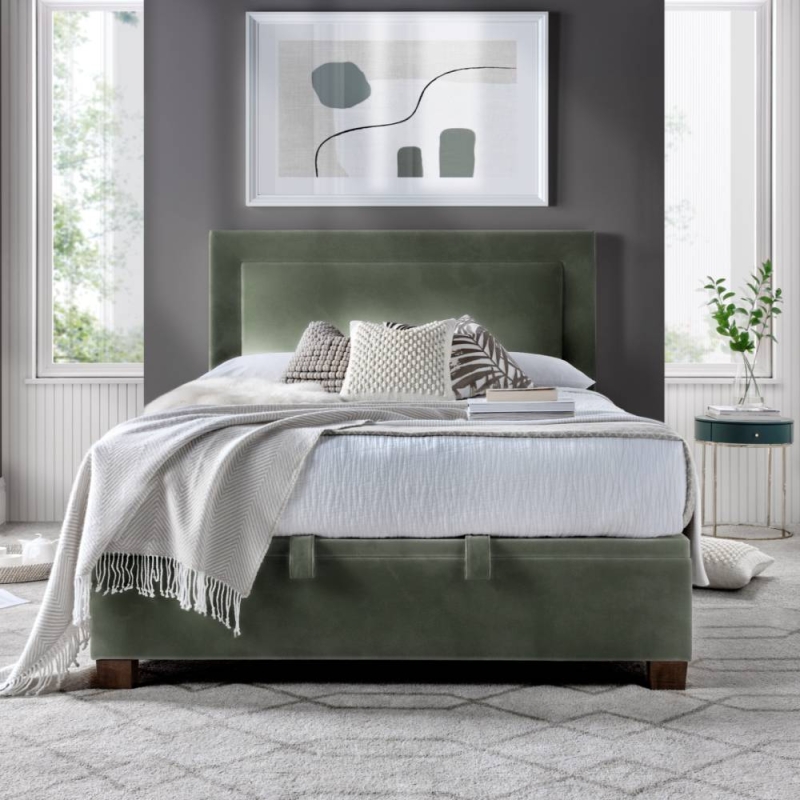 Washington Ottoman Bed Frame Vogue Green 
