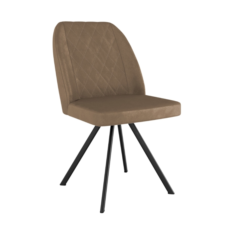 Fox Swivel Dining Chair Taupe