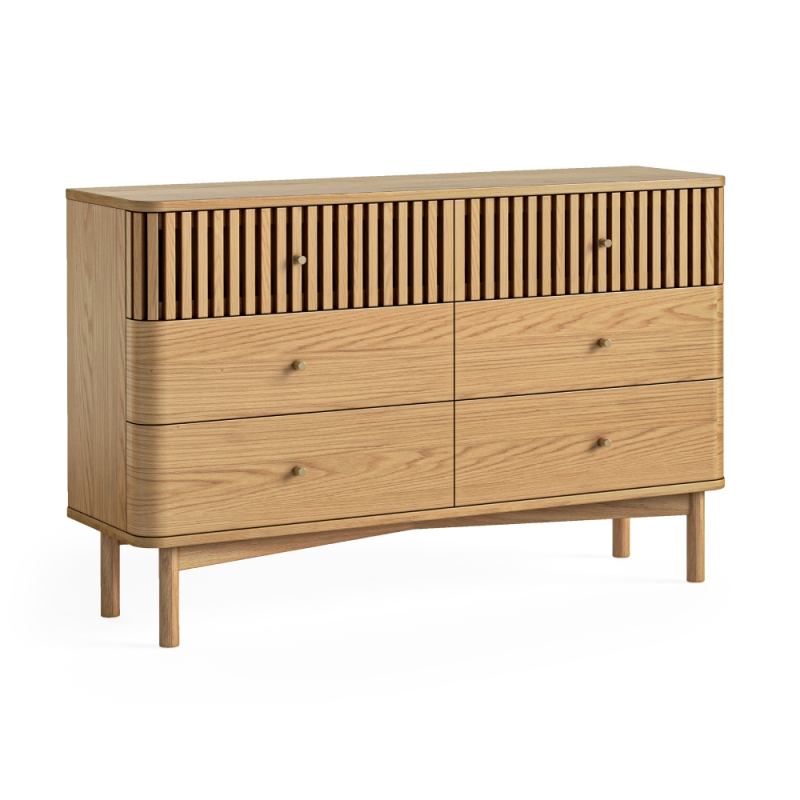Savannah 6 Drawer Chest Natural