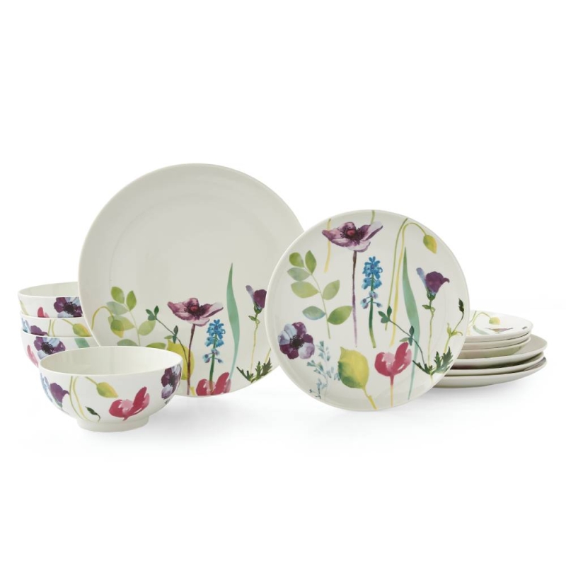 portmeirion water garden 12 piece set
