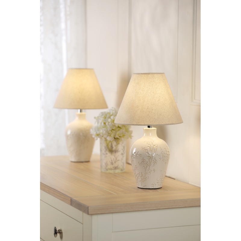 Pussywillow Table Lamp Cream