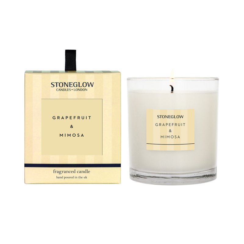 Grapefruit & Mimosa Fragranced Candle