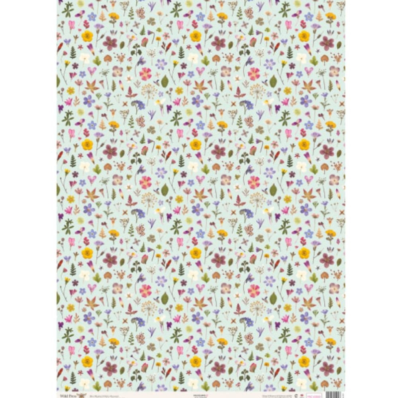Mint Meadow Gift Wrap