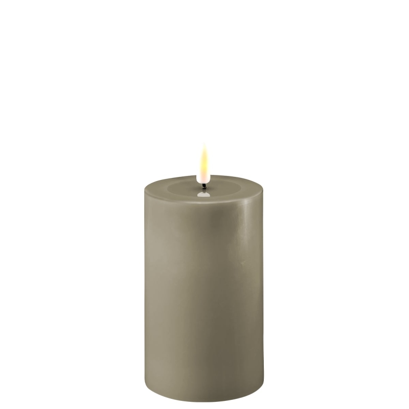  SAND LED CANDLE 7.5X12.5CM