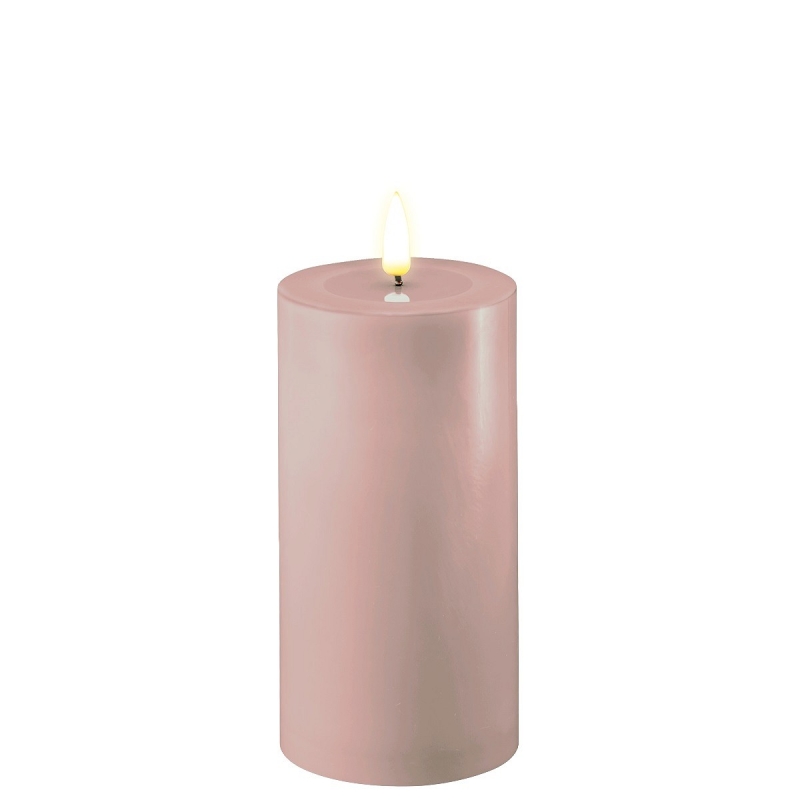 ROSE LED CANDLE 7.5X15CM