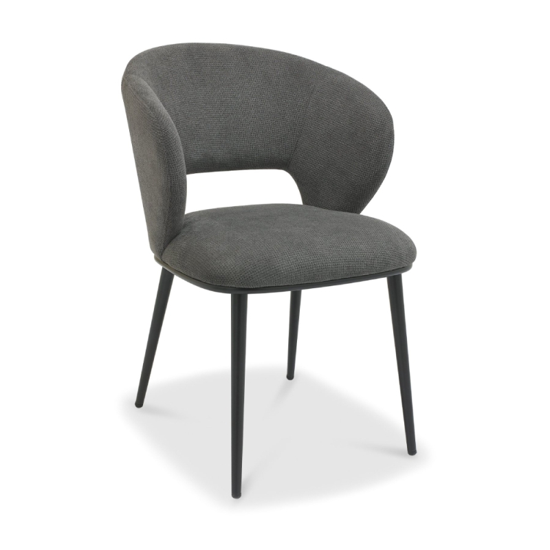 Luca Dining Chair Grey Fabric