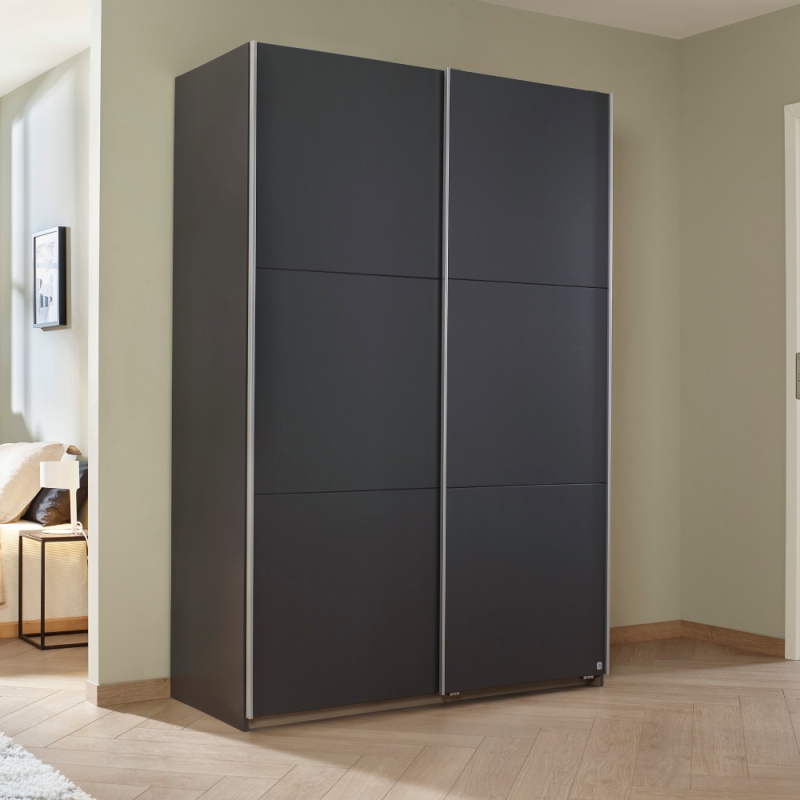 Spirea 3541 2 Door Sliding Robe W131cm Grey Lifestyle