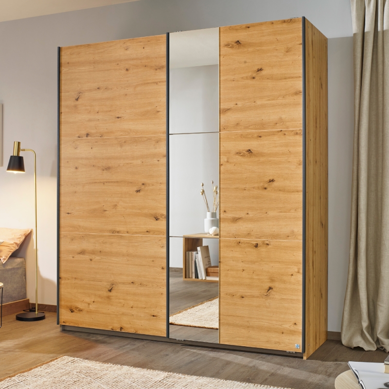 Spirea 2502 W175cm Oak Mirrored Lifestyle