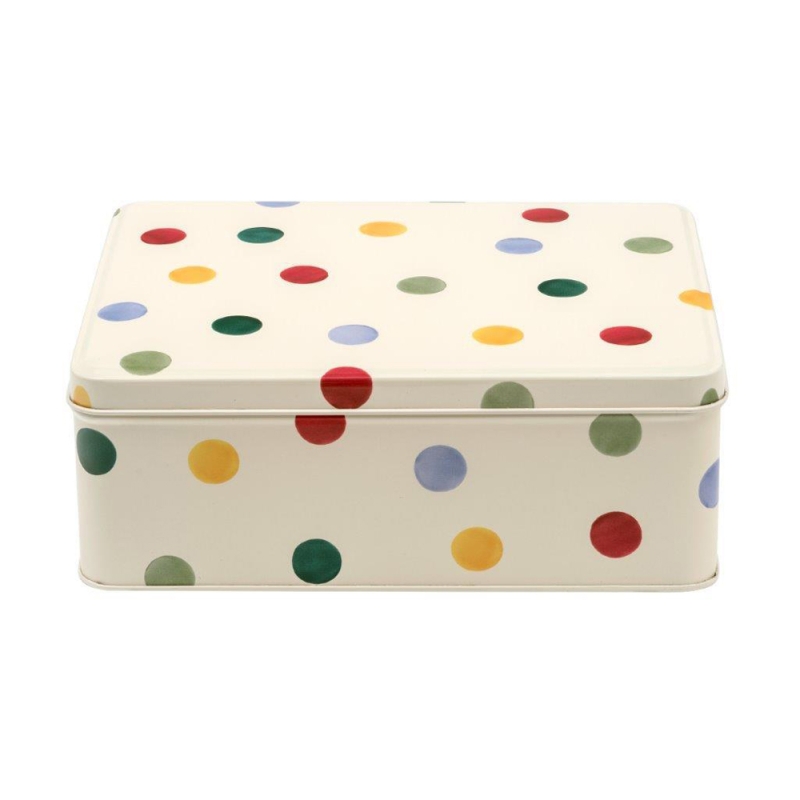 Emma Bridgewater Polka Dot Deep Rectangular Tin