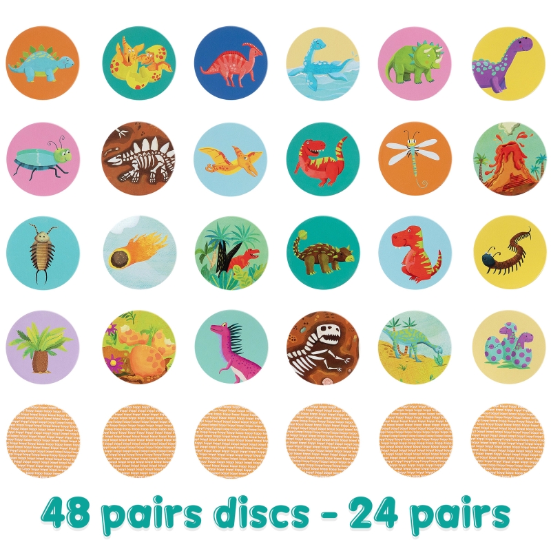 BOPPI PAIRS GAME DINOSAURS