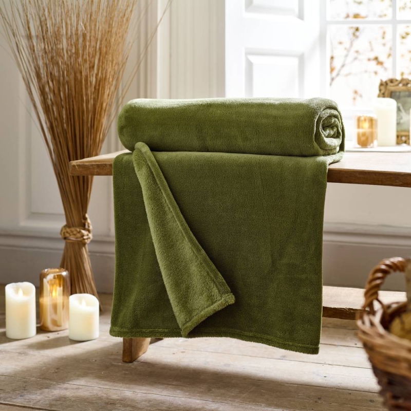 Khaki Throw