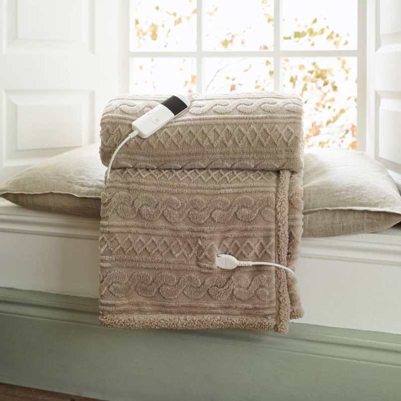 Sherpa Throw Taupe
