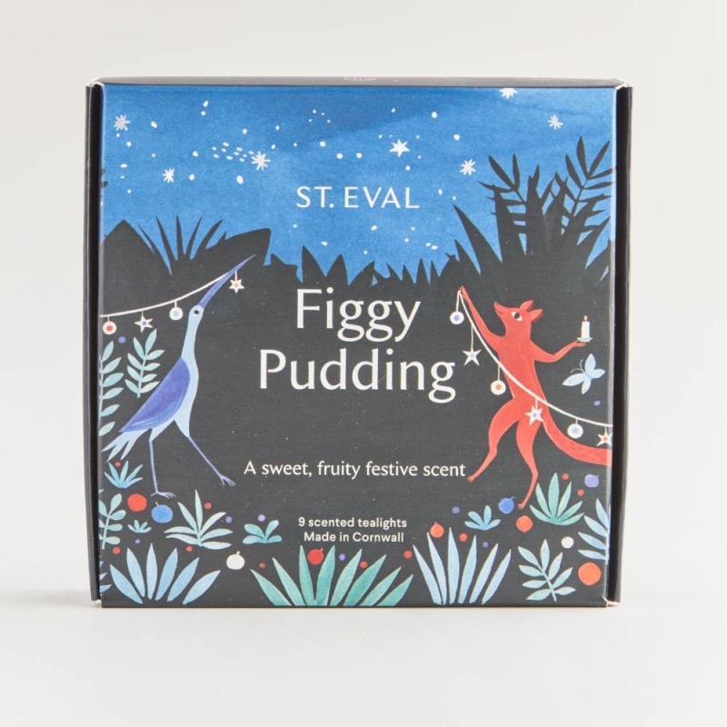 F01096 TEALIGHT CHRISTMAS FIGGY PUDDING A21
