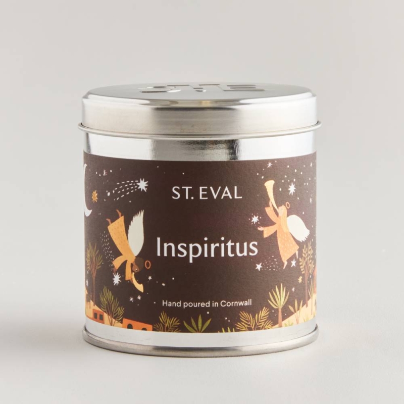 St Eval Tin Christmas Inspiritus Candle