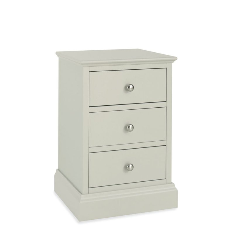 Alaska Cotton 3 Drawer Nightstand