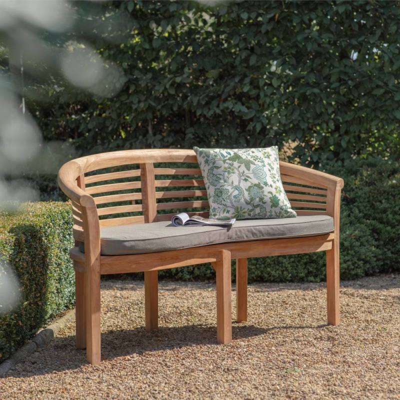 Broadway Banana Bench With Season Proof Cushion