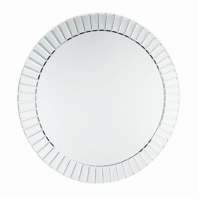 Laura Ashley Capri Large Bevelled Round Mirror 100cm