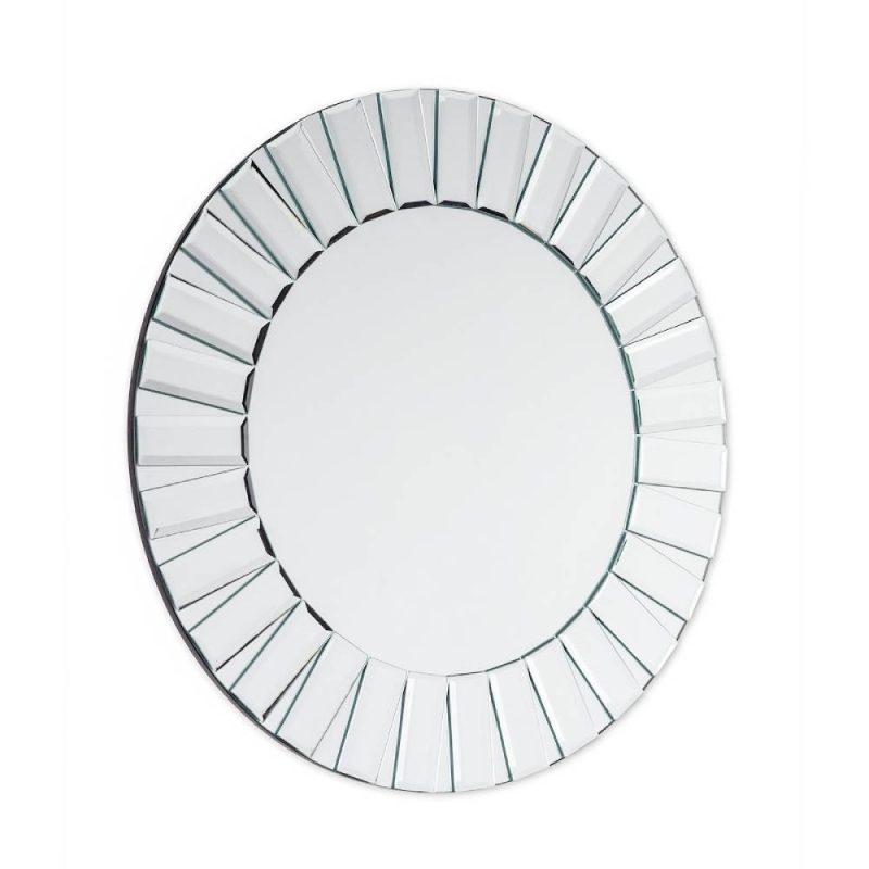 Laura Ashley Capri Small Round Bevelled Mirror 60cm