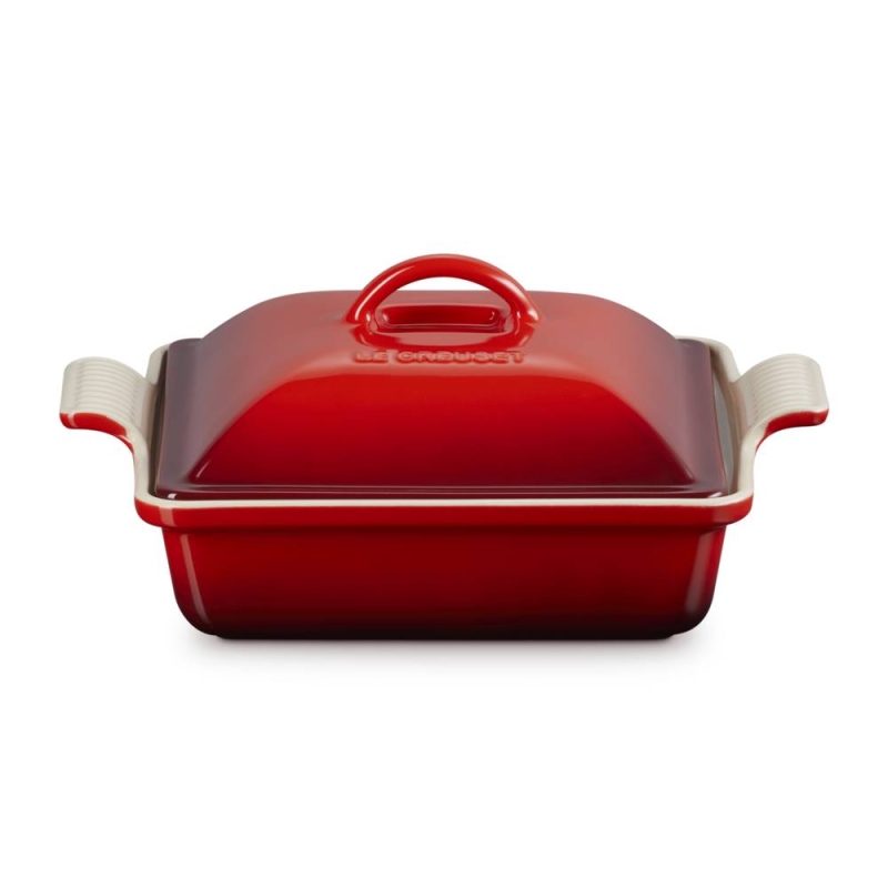 Le Creuset Heritage Square Dish Cerise 23cm