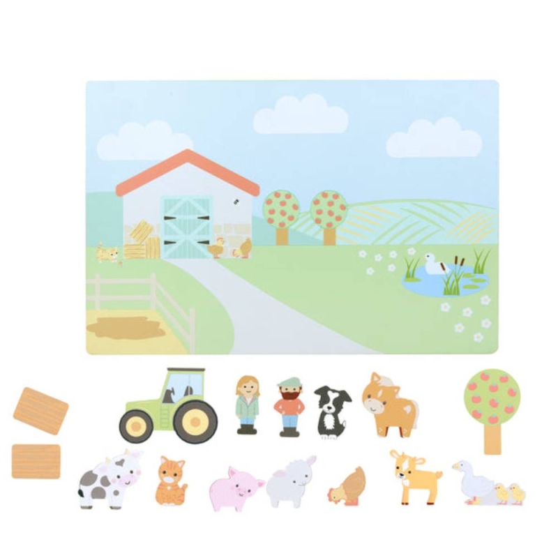 MAGNETIC PICTURE BOARD FARMYARD FSC