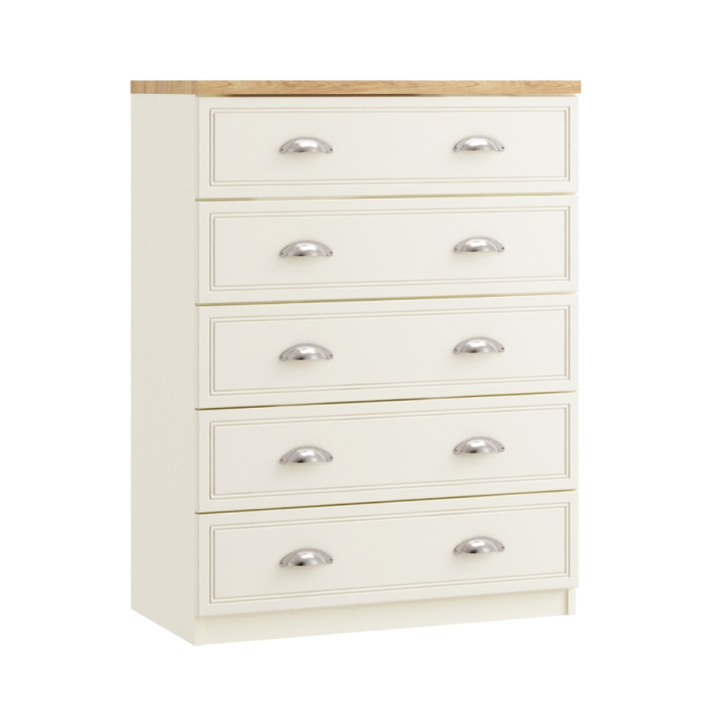 Maple 5 Drawer Chest