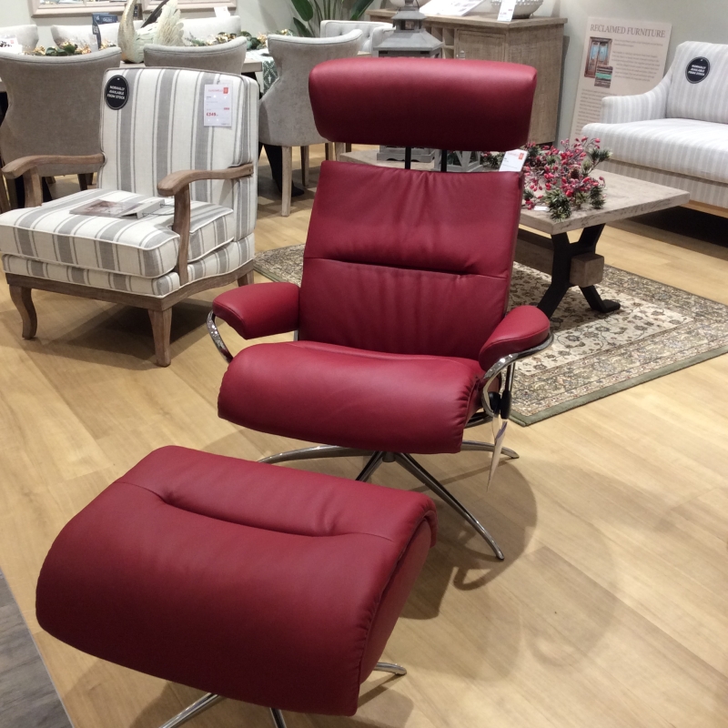 Stressless Tokyo Chair & Footstool (Bury St Edmunds)