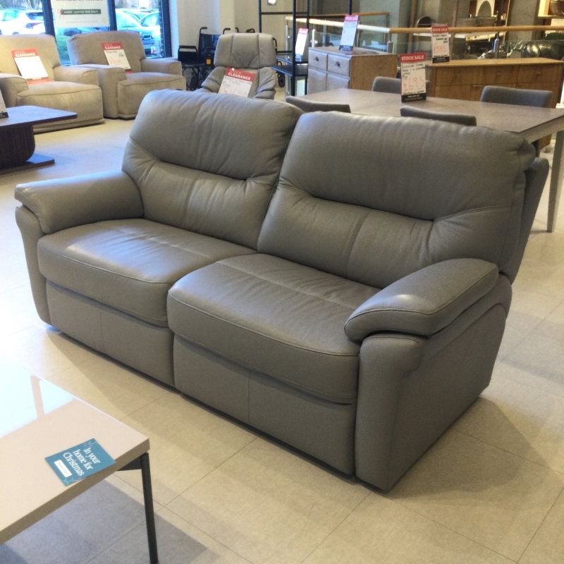 Seattle 3 Str Sofa In Leather (Bury St Edmunds)