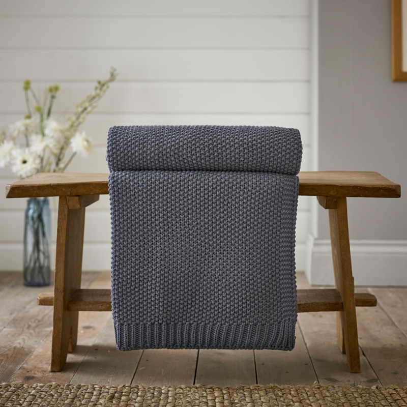 Deyongs Deyongs Knaresborough 130cm x 160cm Throw Grey