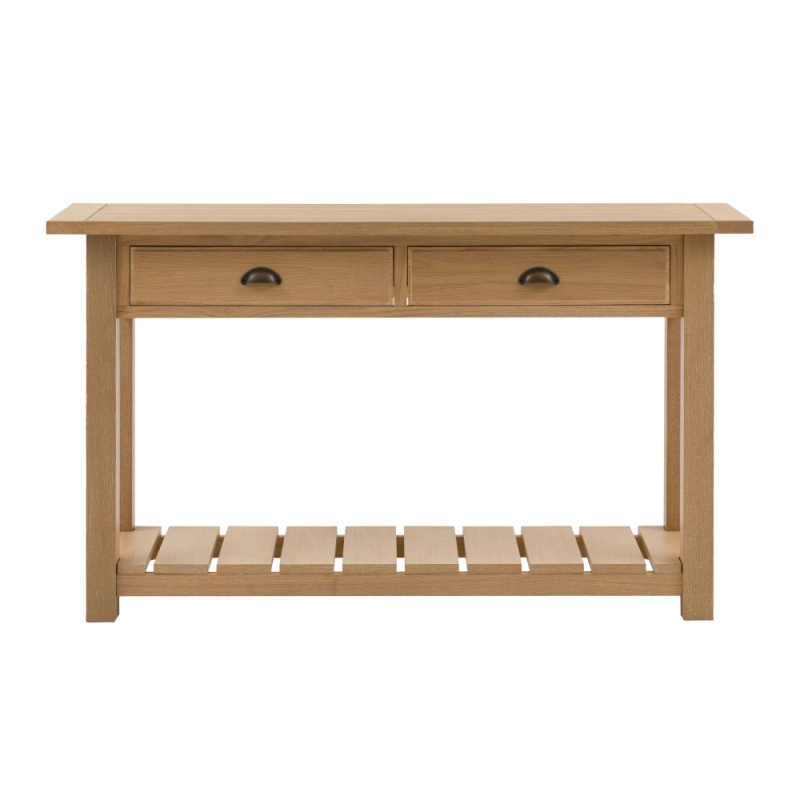 Erin 2 Drawer Console Table Natural