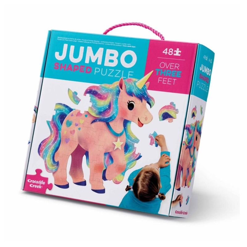 Crocodile Creek 48pc Jumbo Puzzle/Unicorn