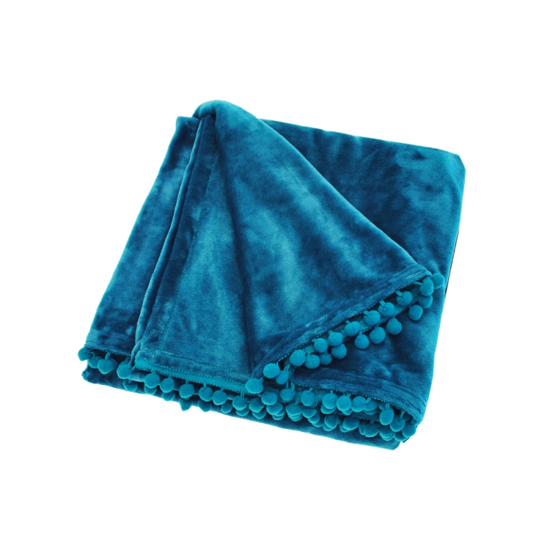 Cashmere Touch Throw 130cm x 170cm Teal