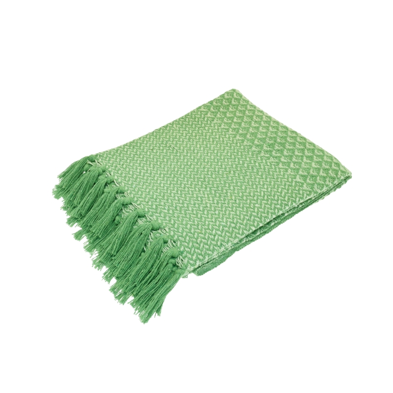 Carnival Recycled Throw 127cm x 152cm Green