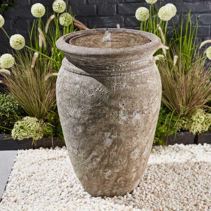 Leona Antique White Water Feature