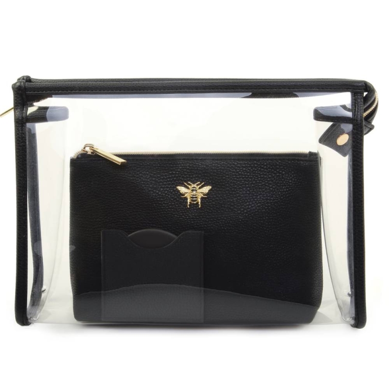 Alice Wheeler Black 3pc Beauty/Makeup gift Set