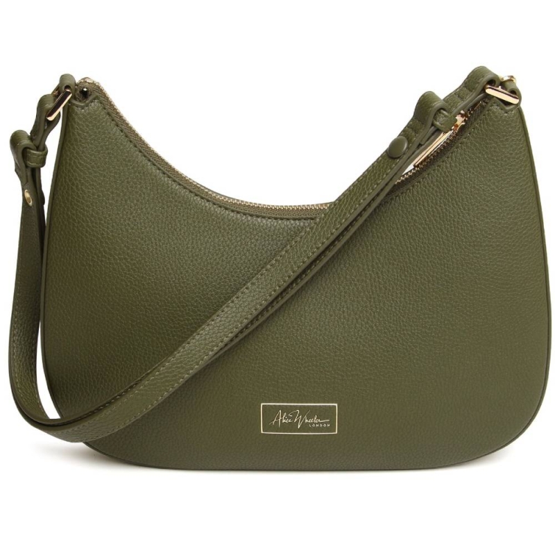 Alice Wheeler Olive Ascot Cross Body Bag