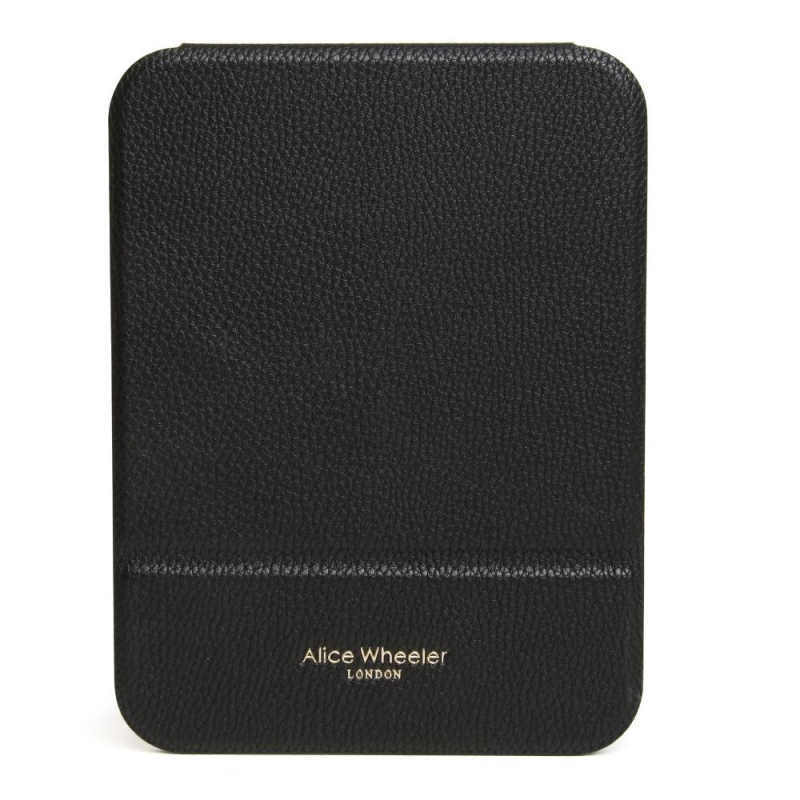 Alice Wheeler Black Folding Travel Mirror