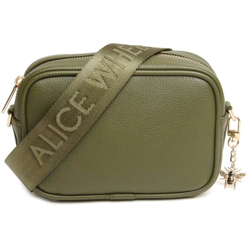 Alice Wheeler Olive Mini Soho Cross Body Bag