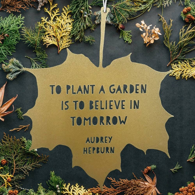 Gold To Plant A Garden Audrey Hepburn