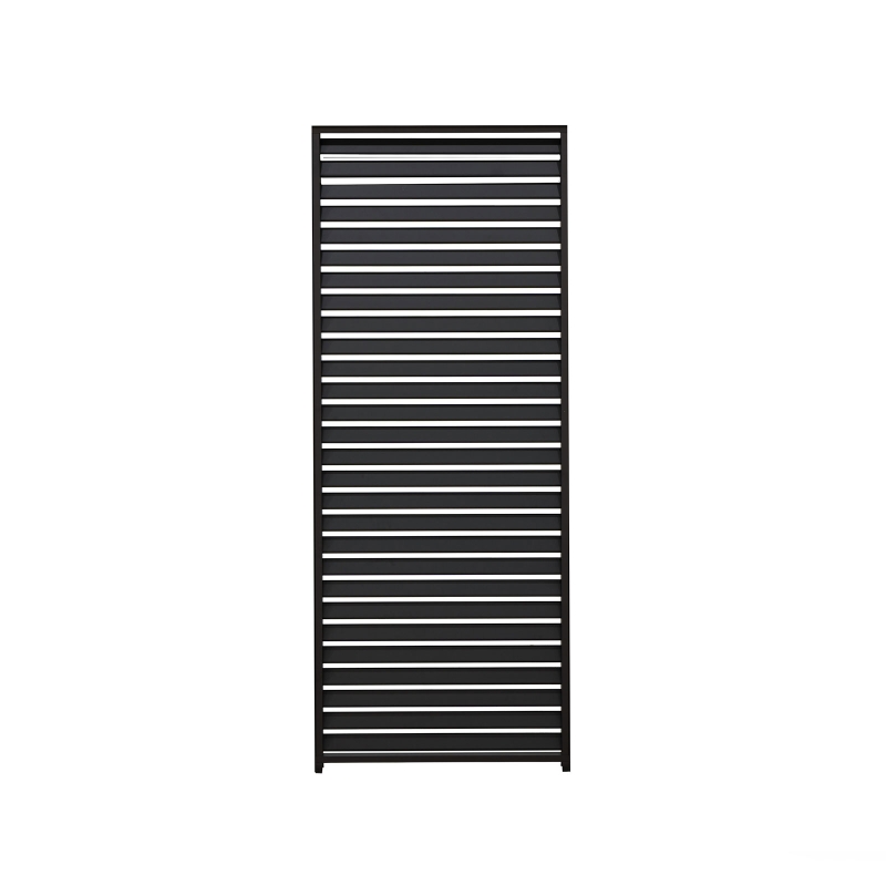 Louvred Aluminium Side Wall For Helios 1.2m - Slate Grey