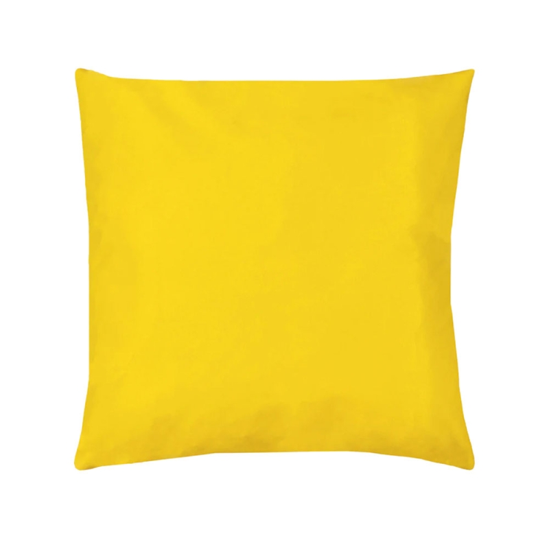 Plain Outdoor 43cm Cushion Yellow