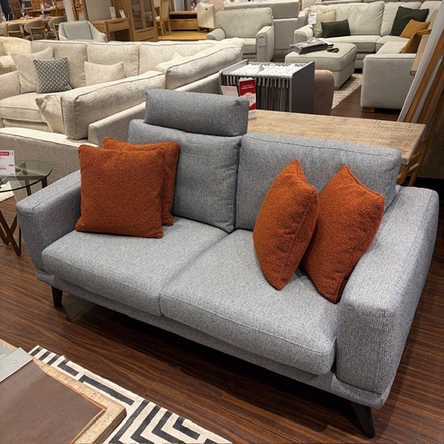 Donald 178 Sofa with Headrest and Cushions (Ipswich)