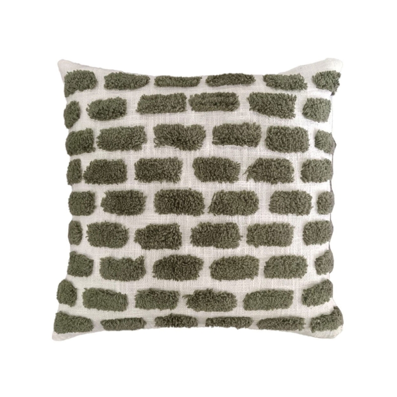 Ridge 43cm Cushion Olive