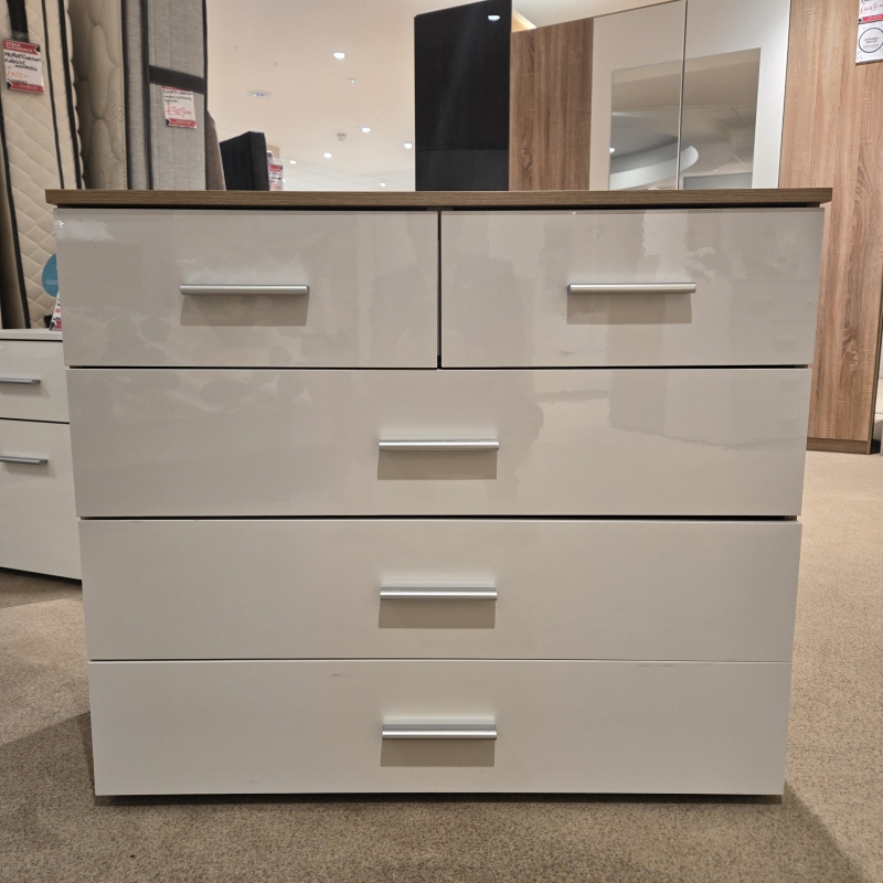 Laguna 5 Drawer Chest (Ipswich)