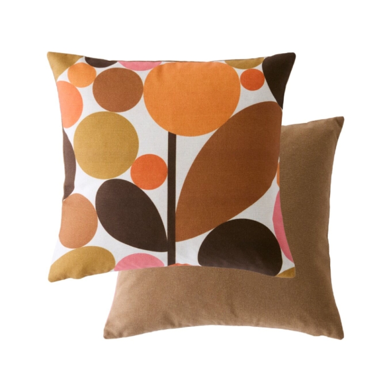 Orla Kiely Bubble Flower 45cm Cushion Sienna