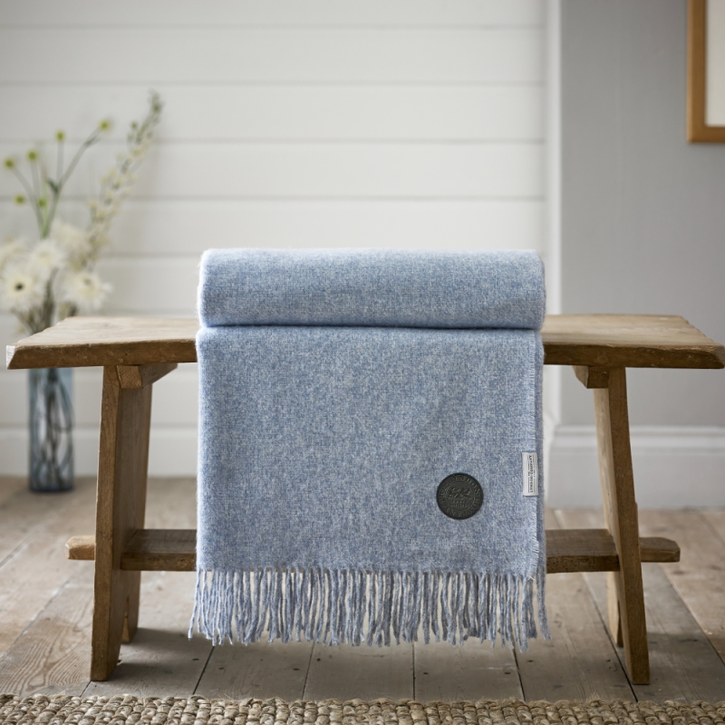 Arthington 130cm x 180cm Throw Denim