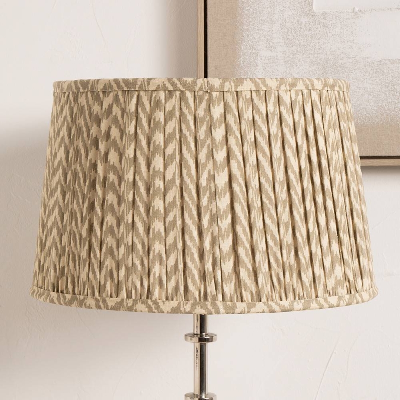 Vienna 35cm Taupe Chevron |Mushroom Plt Shade