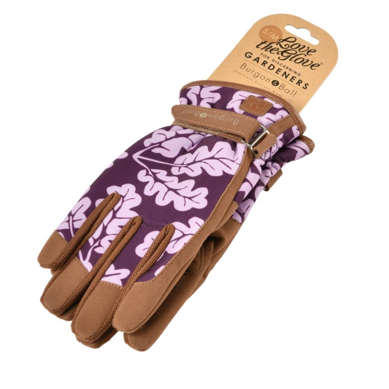 GLO/OAKPLUMML LOVE THE GLOVE - OAK LEAF - PLUM M/L*