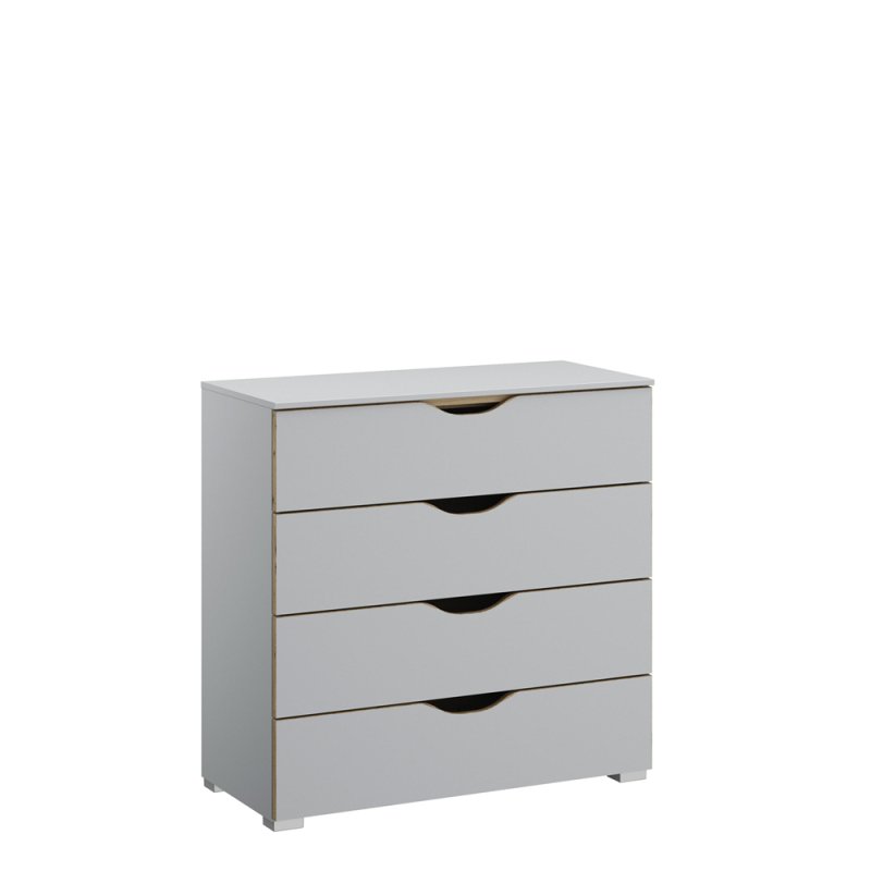 Lincoln 2 Drawer Bedside  Silk Grey