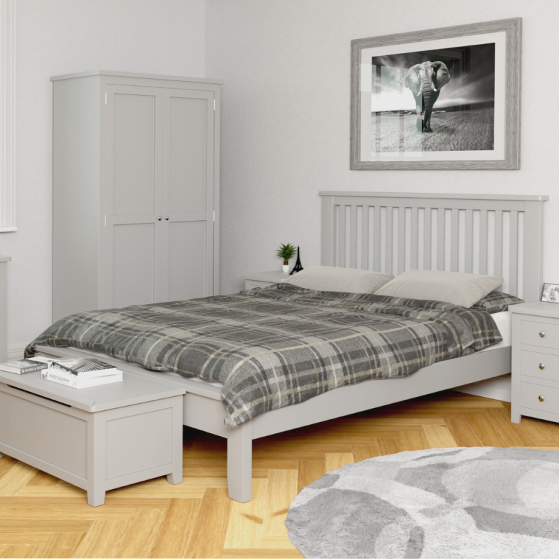 Hamilton bed frame grey